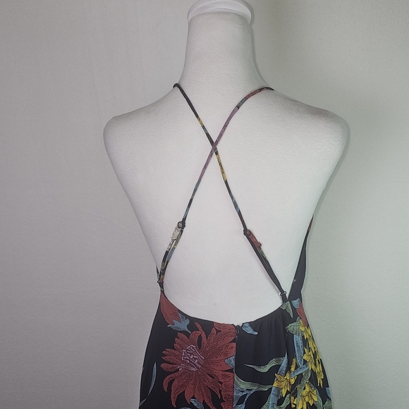 Lulus Exclusive Dress 6 A Dream Realized Blue Floral Print Maxi Wedding Party - Picture 8 of 16